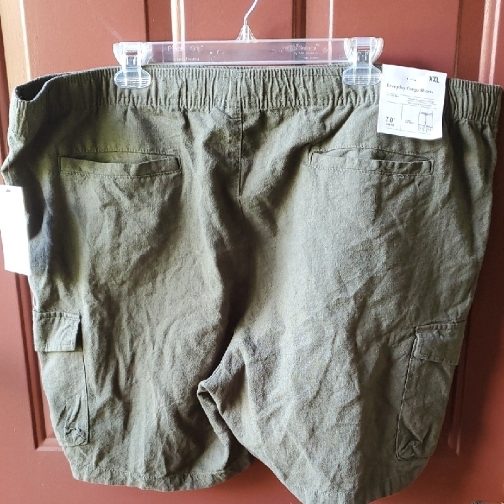 Goodfellow & Co Everdsy Olive Green Cargo Shorts with Elastic Waistband XXL - Picture 9 of 9